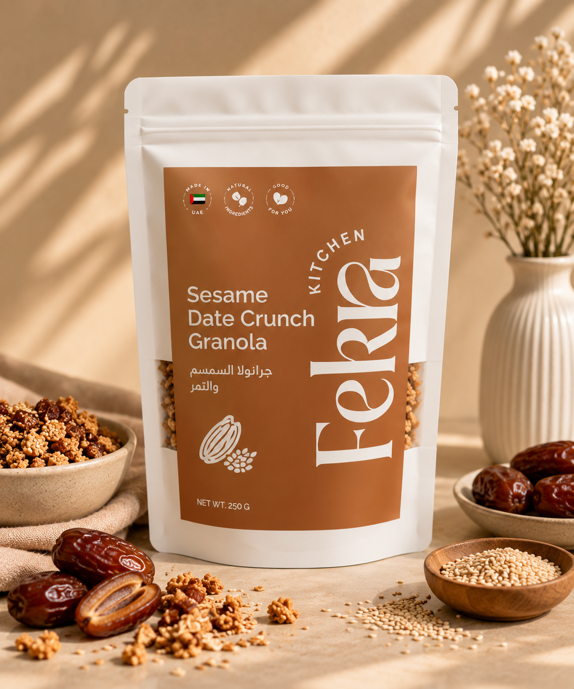 SESAME DATE CRUNCH